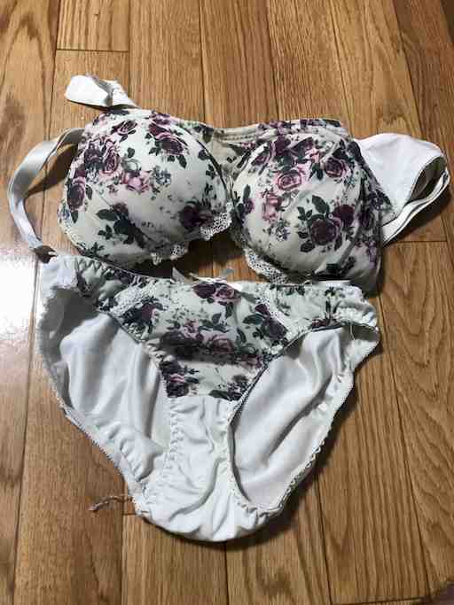 花柄ブラパンセット