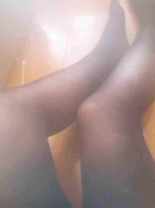 ２日直履き♥黒ストッキング