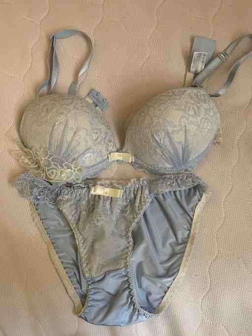 水色下着セット