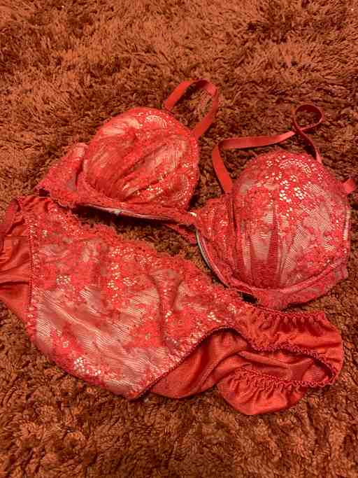 情熱色ブラジャーショーツセット