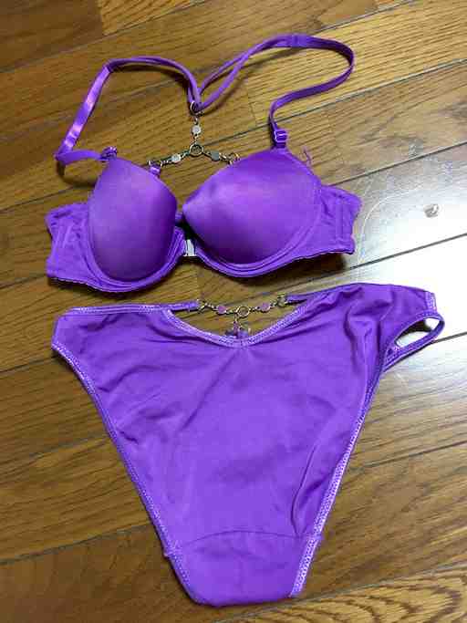 紫♡フロントホック