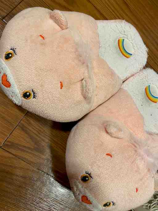 4ヶ月着用足汗シミシミスリッパ