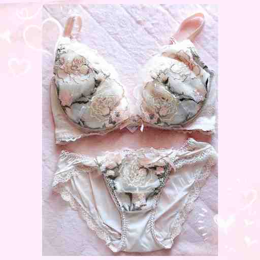 花柄レース♡ブラパンセット