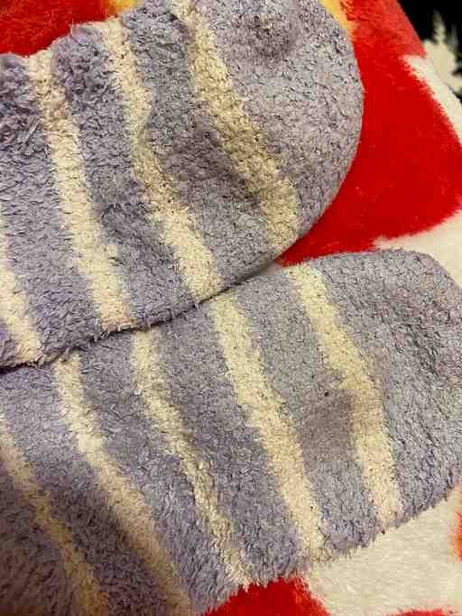 1週間履き古したルームソックス