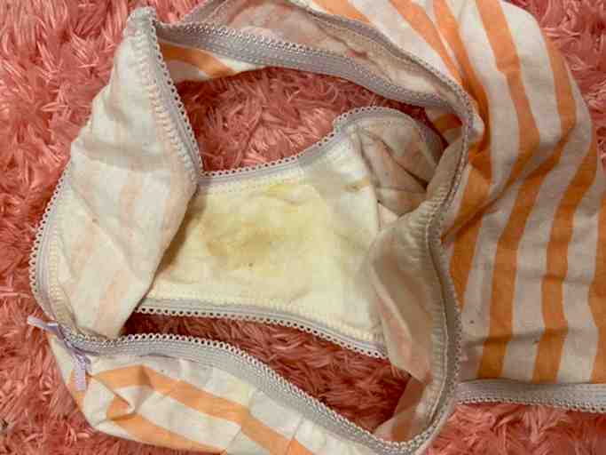 2日履きオリモノパンティー綿パン