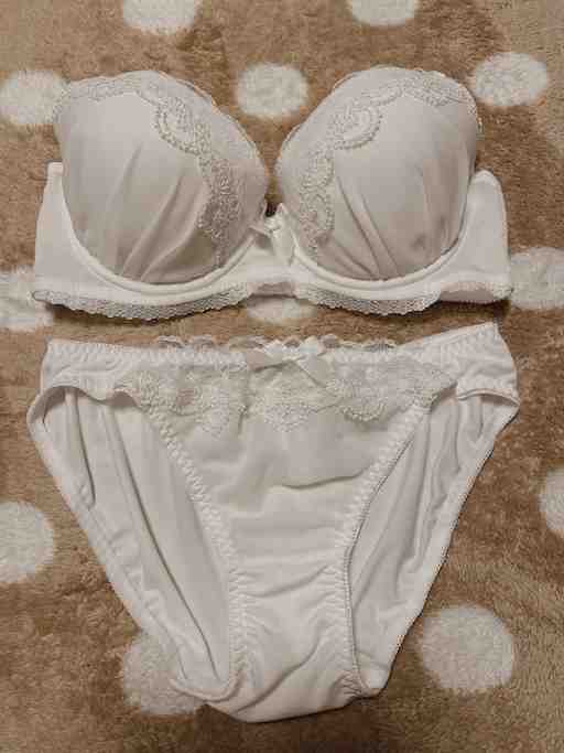 白色♡ブラパンツセット