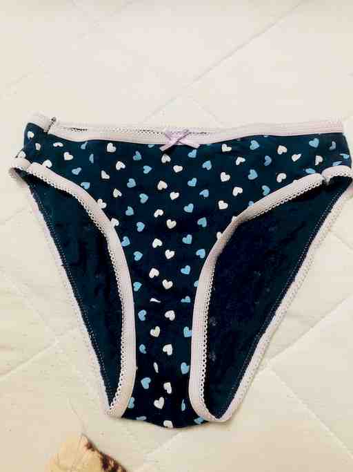 1日着用した下着