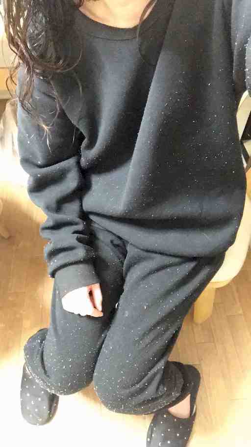 2年愛用♡パジャマの裏起毛スエット