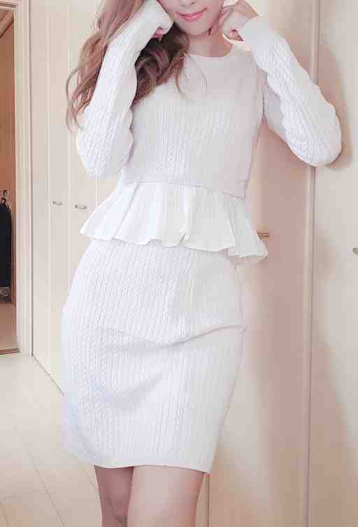 Lily Brownペプラムニットセット❤