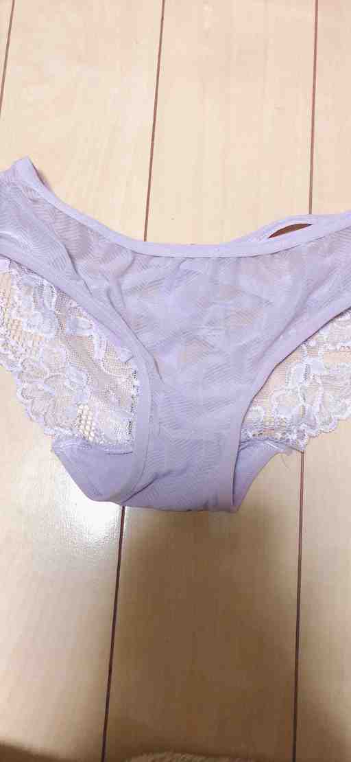 スケスケバック紐網(ラベンダー色)