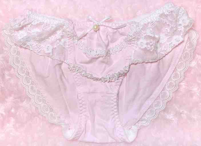 発送前おな//ピンクレースぱんちゅ